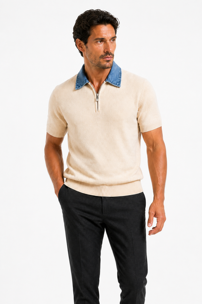 The Sand Denim Polo