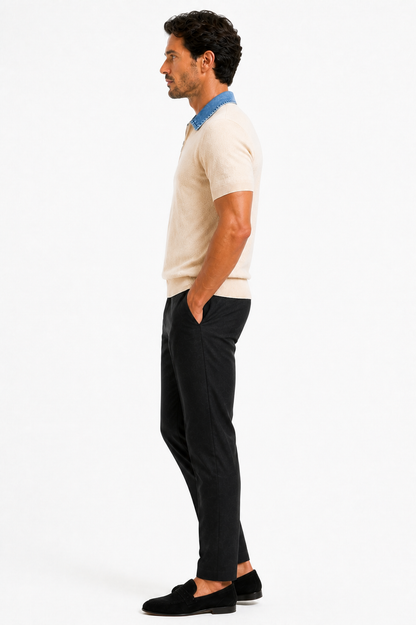 The Sand Denim Polo