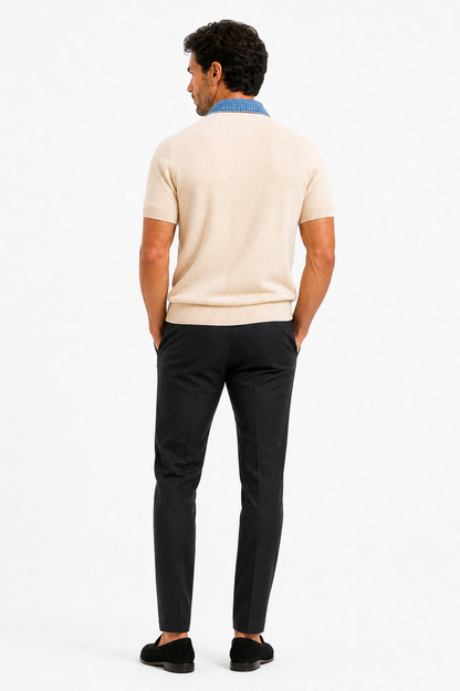 The Sand Denim Polo
